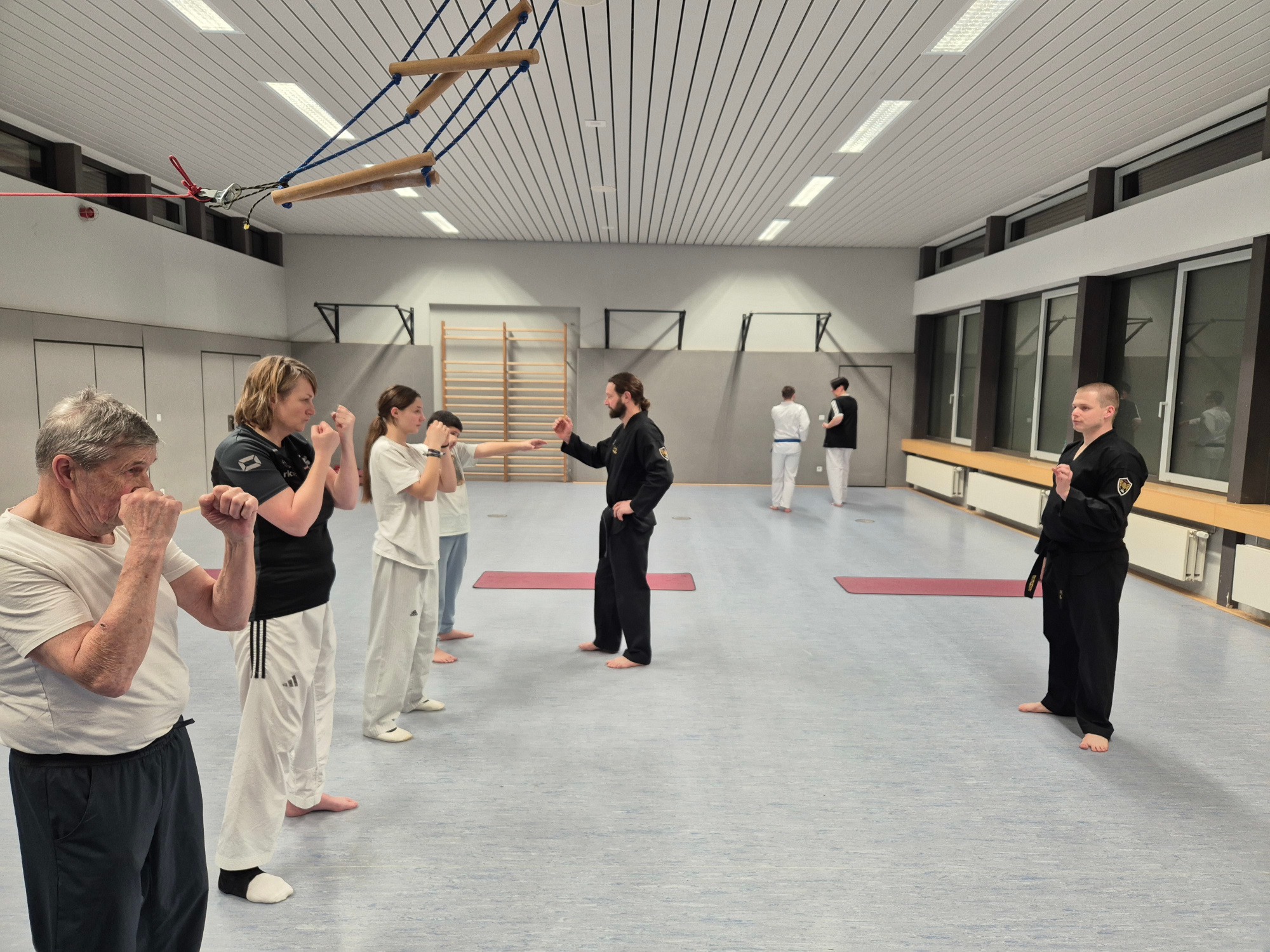 René und Andi prüfen ihre Schüler