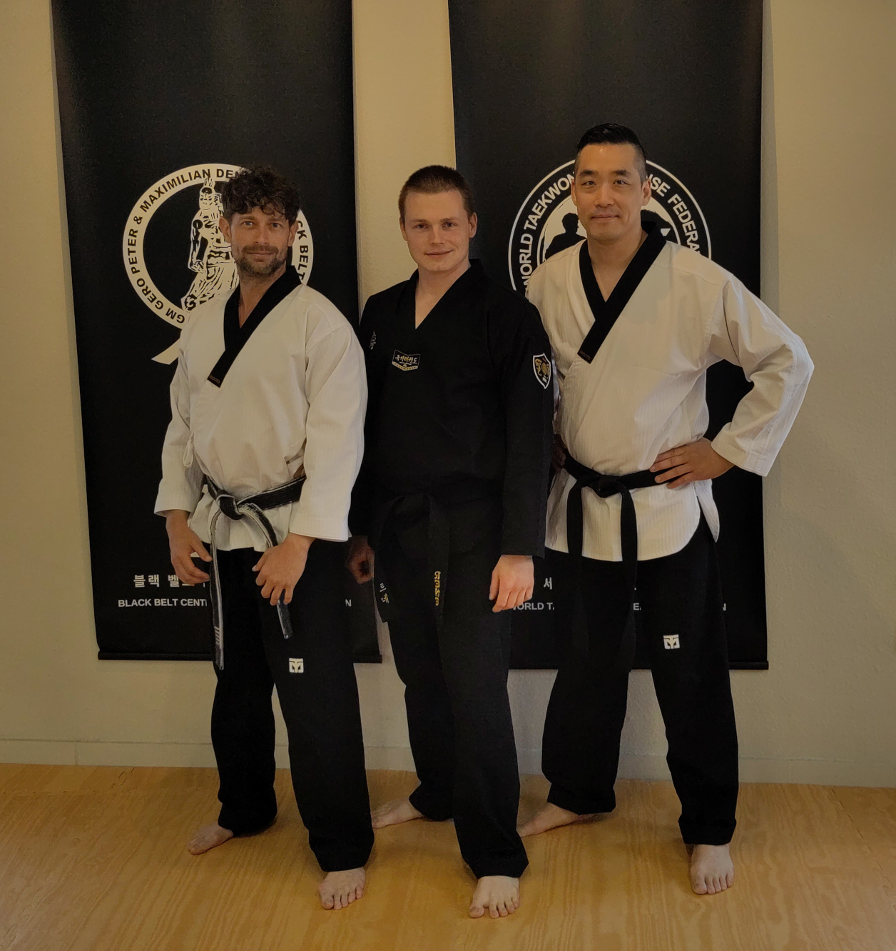 v.l.n.r.: Maximilian Dengel, René Knipschild, Kyung-Su Kwak v.l.n.r.: Maximilian Dengel, René Knipschild, Kyung-Su Kwak